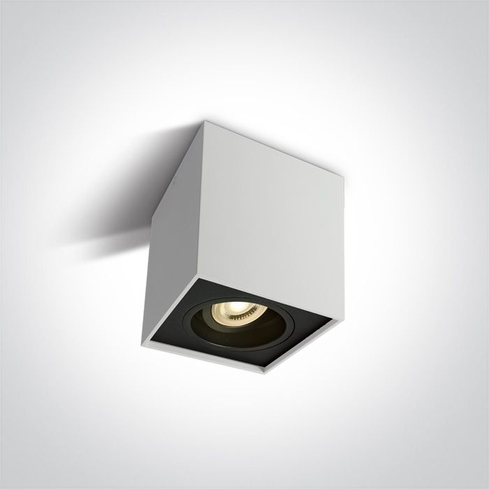 Φωτογραφία από 13 Wall & Ceiling GU10 Adjustable Square Cylinders Aluminium