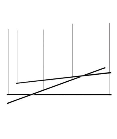 Φωτογραφία από Pendant three-light linear LED