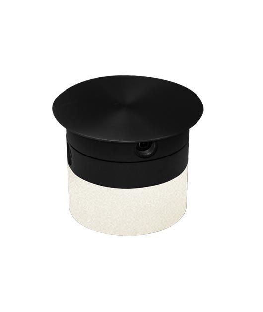 Φωτογραφία από Ceiling base with 3w led in black finish