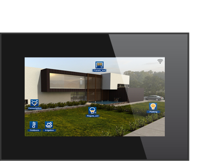 Φωτογραφία από 10.4"’ Color touch screen with 3D plans, Wi-Fi connectivity and integrated Web server