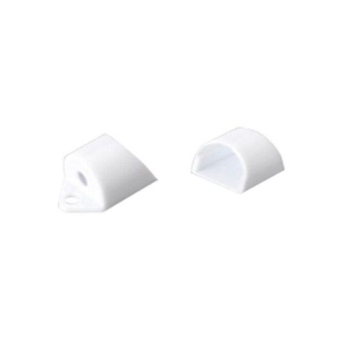 Φωτογραφία από Set 2pcs plastic caps with & without hole for P163 profile
