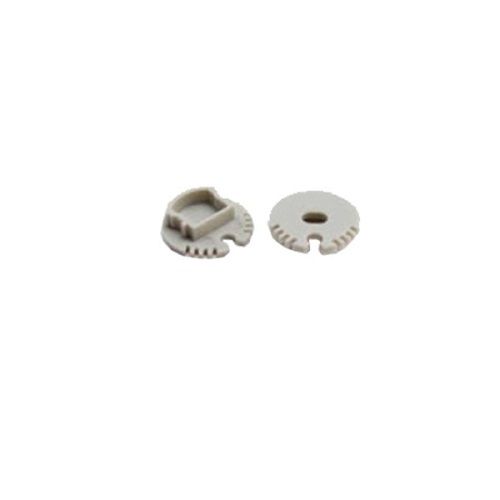 Φωτογραφία από Set 2pcs plastic caps with & without hole for P8N profile