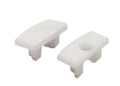 Φωτογραφία από Set 2pcs plastic caps with & without hole for P109 profile
