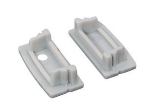 Φωτογραφία από Set 2pcs plastic caps with & without hole for P117 profile