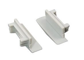 Φωτογραφία από Set 2pcs plastic caps with & without hole for P119 profile