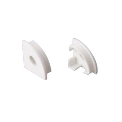 Φωτογραφία από Set 2pcs plastic caps with & without hole for P161 profile