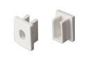 Φωτογραφία από Set 2pcs plastic caps with & without hole for P162 profile
