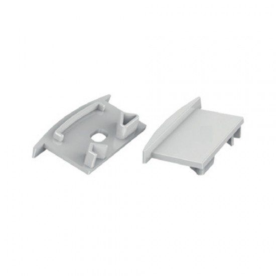 Φωτογραφία από Set 2pcs plastic caps with & without hole for P191 profile
