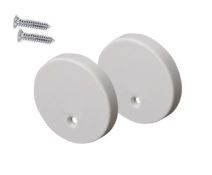 Φωτογραφία από Set 2pcs plastic caps with & without hole for P230 profile