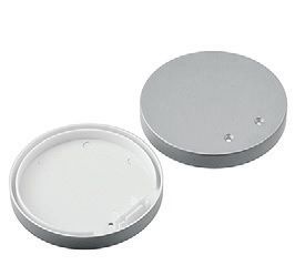 Φωτογραφία από Set 2pcs plastic caps with & without hole for P66 profile
