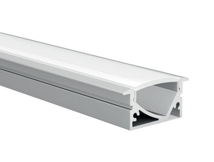 Φωτογραφία από LEVI asymmetrical recessed profile with opal diffuser
