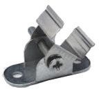 Φωτογραφία από Rotating metal wall mounting clip for P2LA profile
